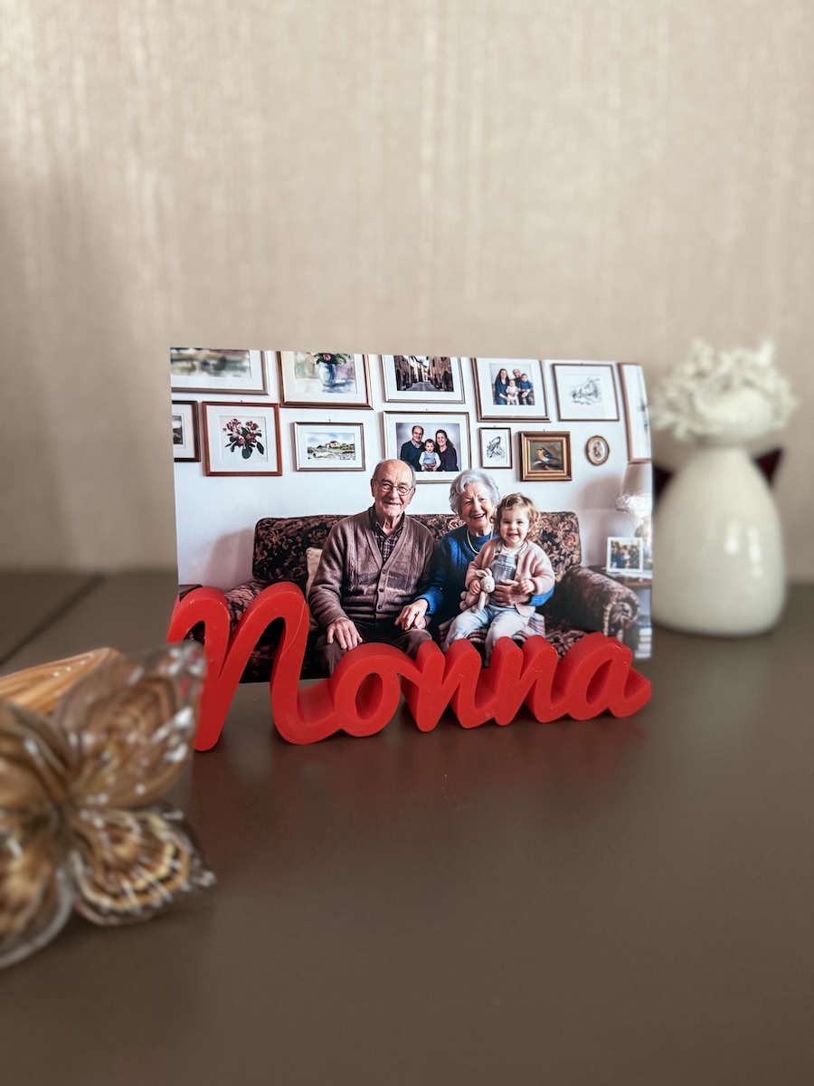 CORNICE FOTO per NONNI con scritta e foto - immagine 4
