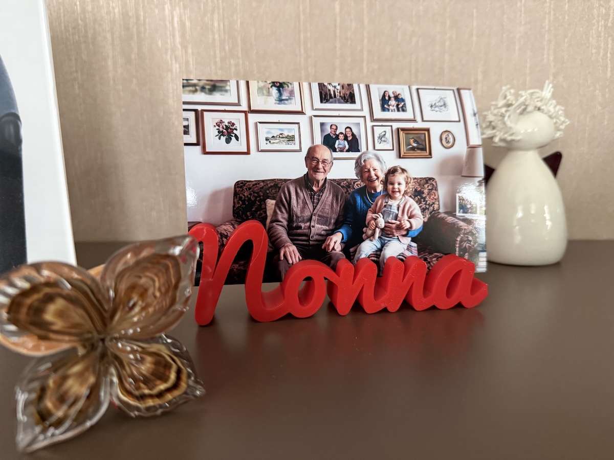CORNICE FOTO per NONNI con scritta e foto - immagine 5